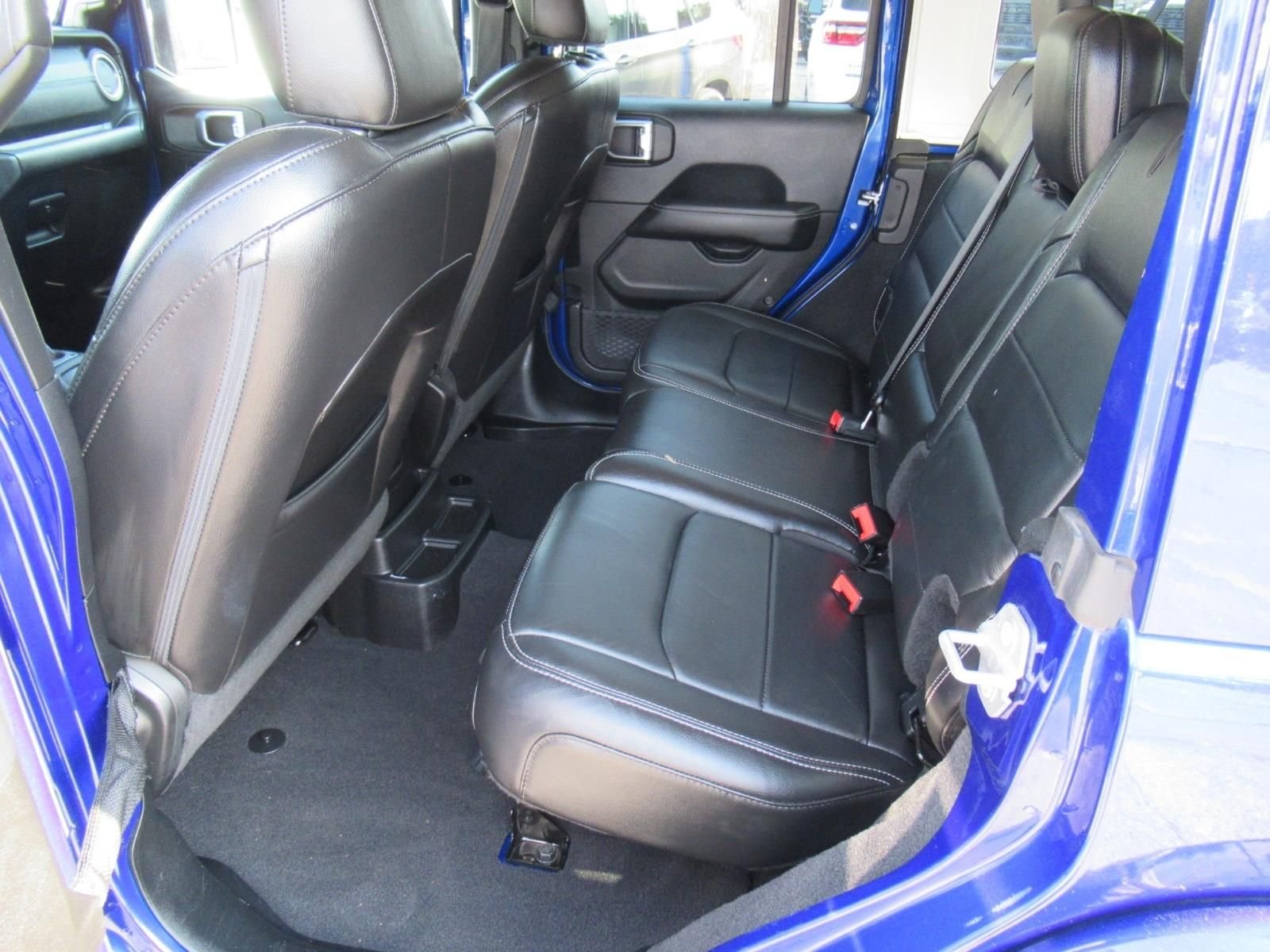 Used 2018 Blue Jeep Unlimited Sahara image 34