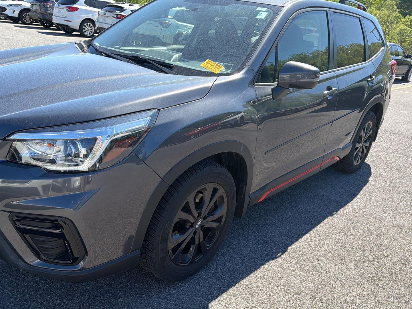 Used 2020 Magnetite Gray Metallic Subaru Sport image 2