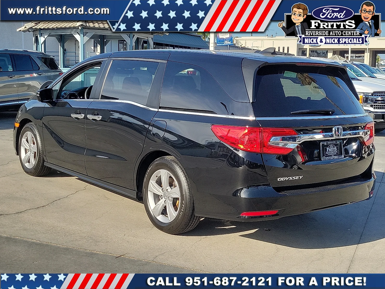 Certified Used 2019 Crystal Black Pearl Honda EX image 2