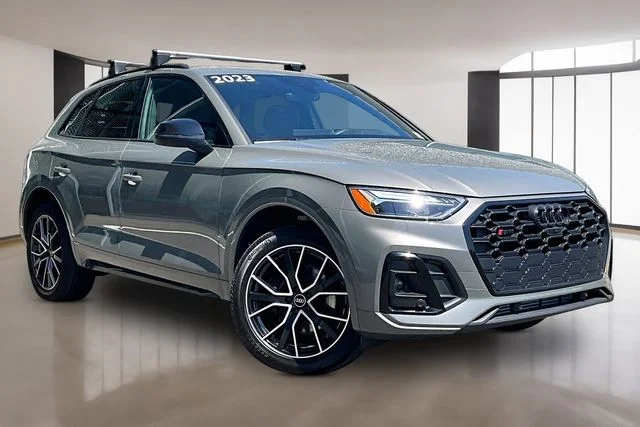 Certified Used 2023 Gray Audi Premium Plus image 1