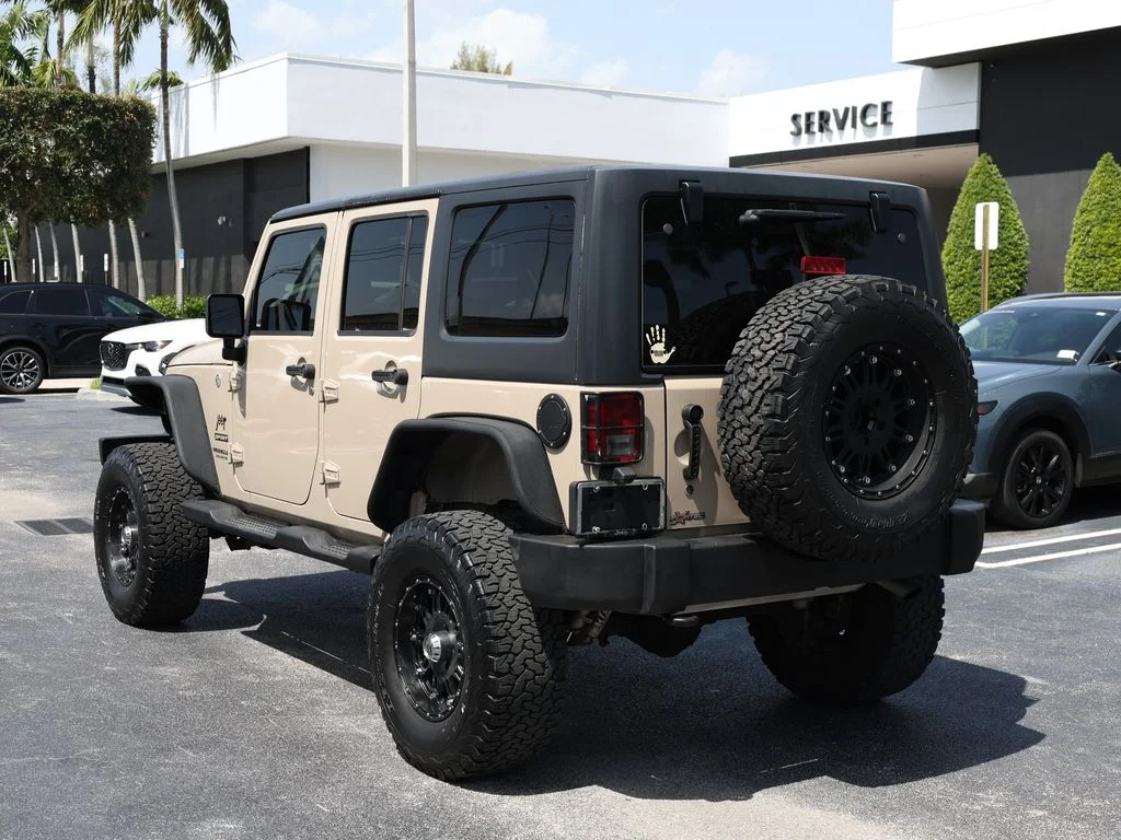 Used 2016 Beige Jeep Unlimited Sport image 5