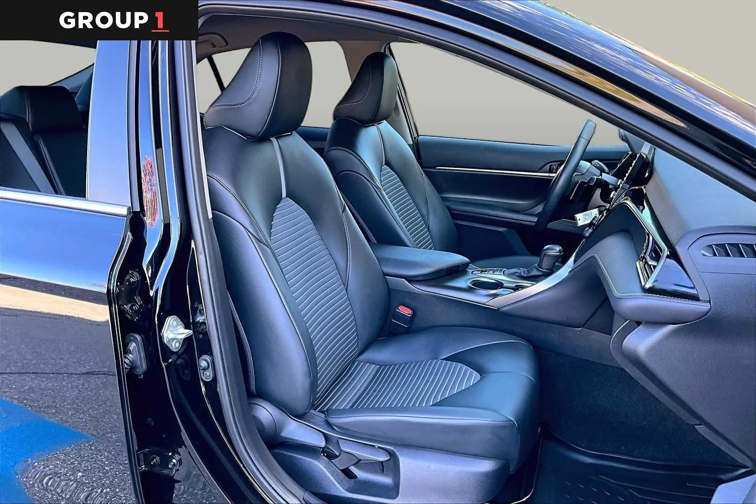 Certified Used 2023 Midnight Black Metallic Toyota SE image 8