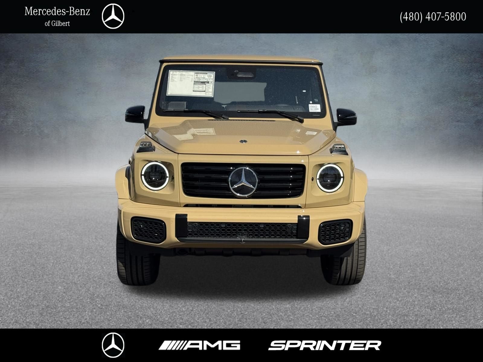 New 2025 MANUFAKTUR Desert Sand non-metallic Mercedes-Benz G 580 image 2
