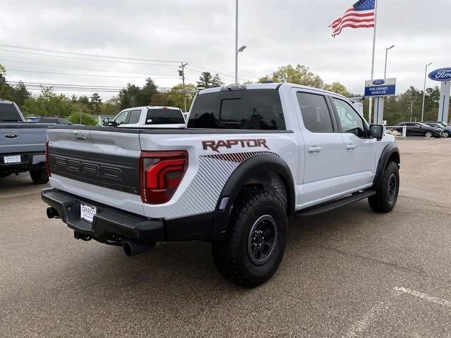 Used 2025 White Metallic Ford Raptor image 3