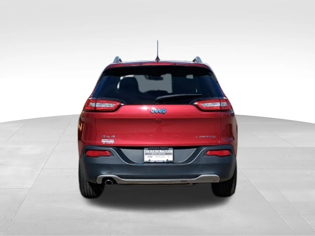 Used 2015 Deep Cherry Red Crystal Pearlcoat Jeep Limited image 6