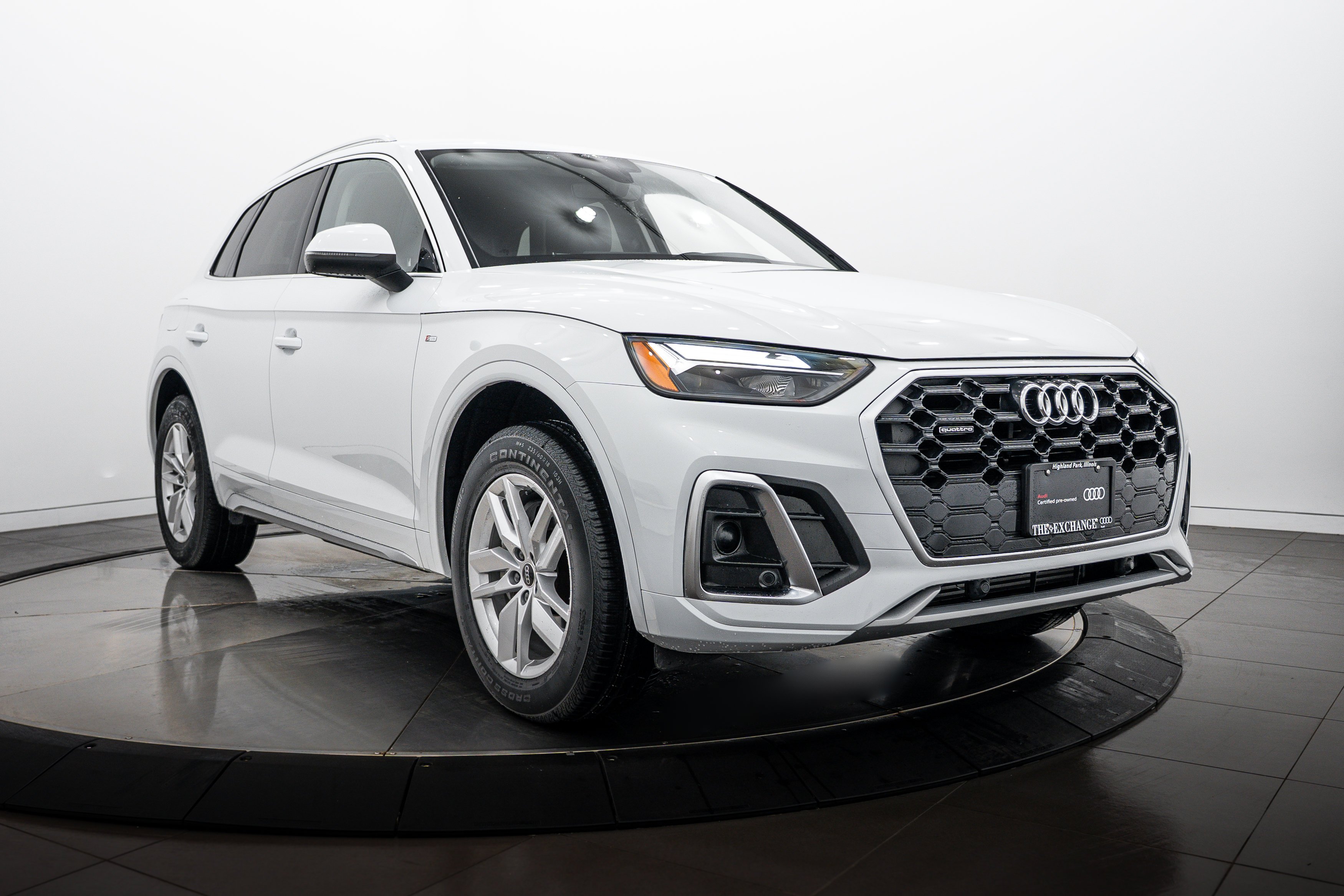 Certified Used 2023 Glacier White Metallic Audi S line Premium image 2