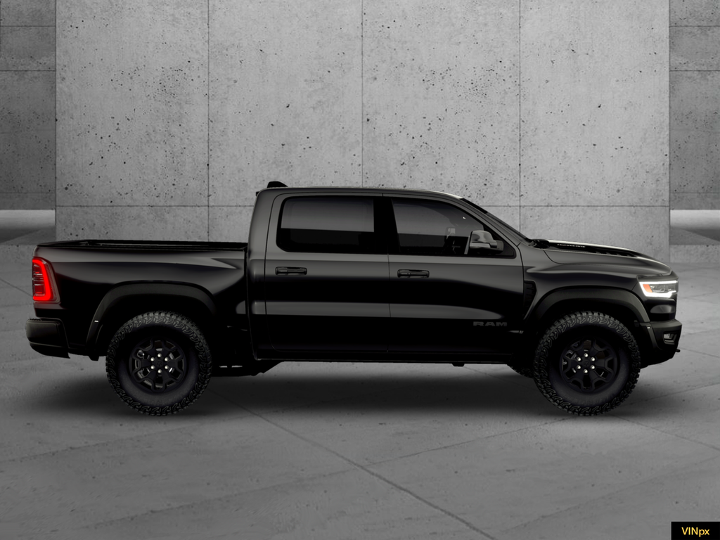 New 2026 Diamond Black Crystal Pearl-Coat Exterior Paint RAM RHO image 3