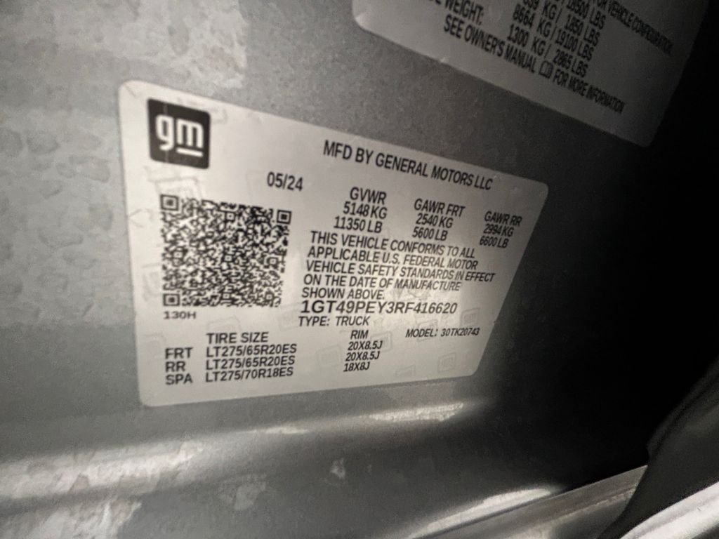 Used 2024 Silver GMC AT4 image 20