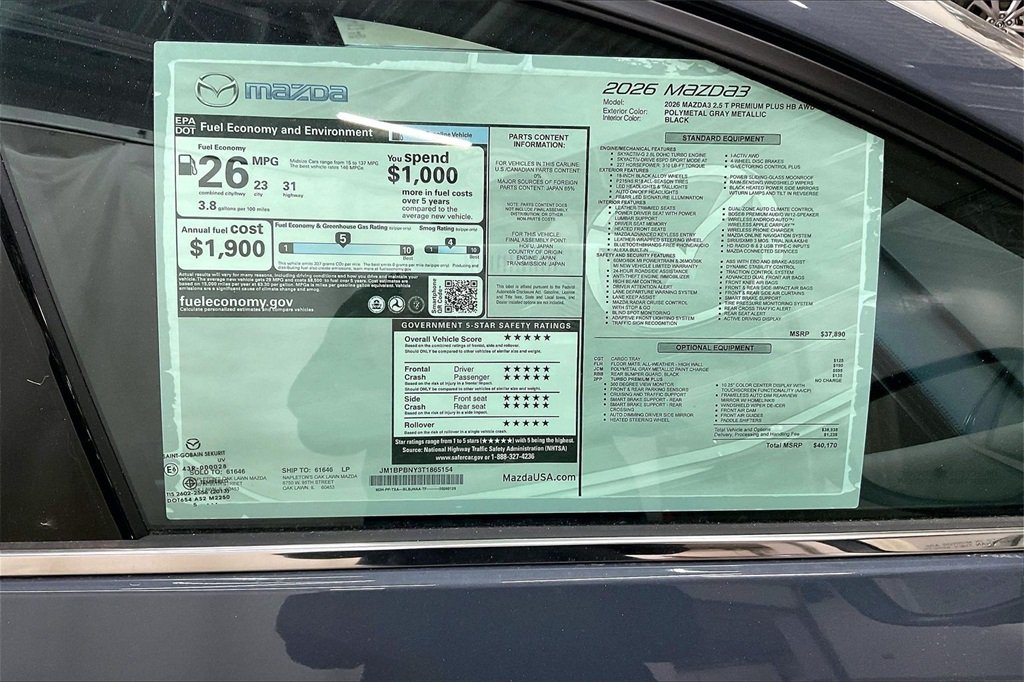 2026 MAZDA MAZDA3 - Image 12