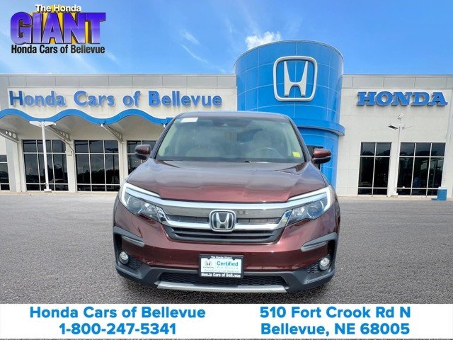 Certified Used 2021 Deep Scarlet Pearl Honda AWD EX-L image 2