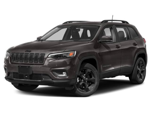 Used 2023 Diamond Black Crystal Pearlcoat Jeep Altitude Lux image 1