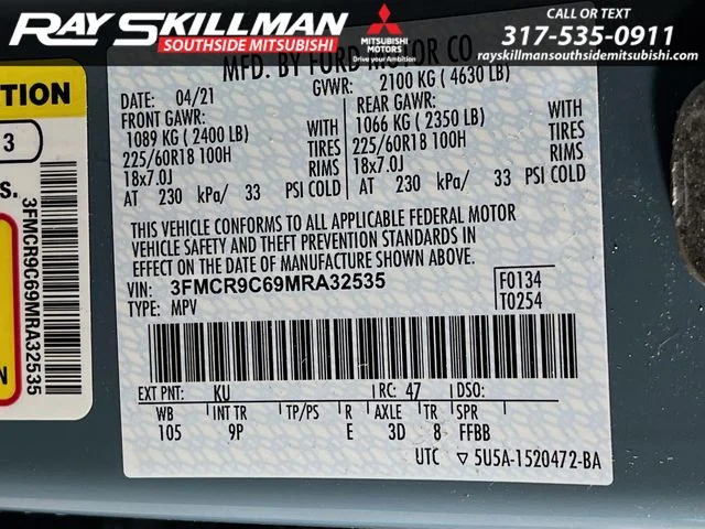 Used 2021 Blue Ford Outer Banks image 29