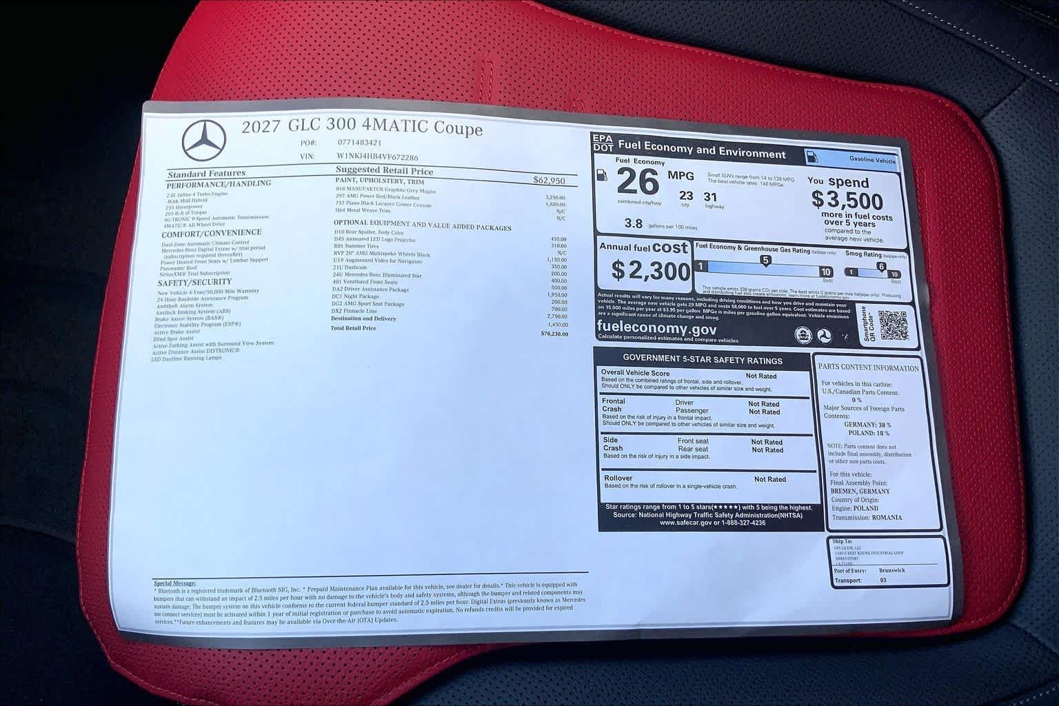 New 2027 MANUFAKTUR exclusive graphite grey magno Mercedes-Benz GLC 300 image 19