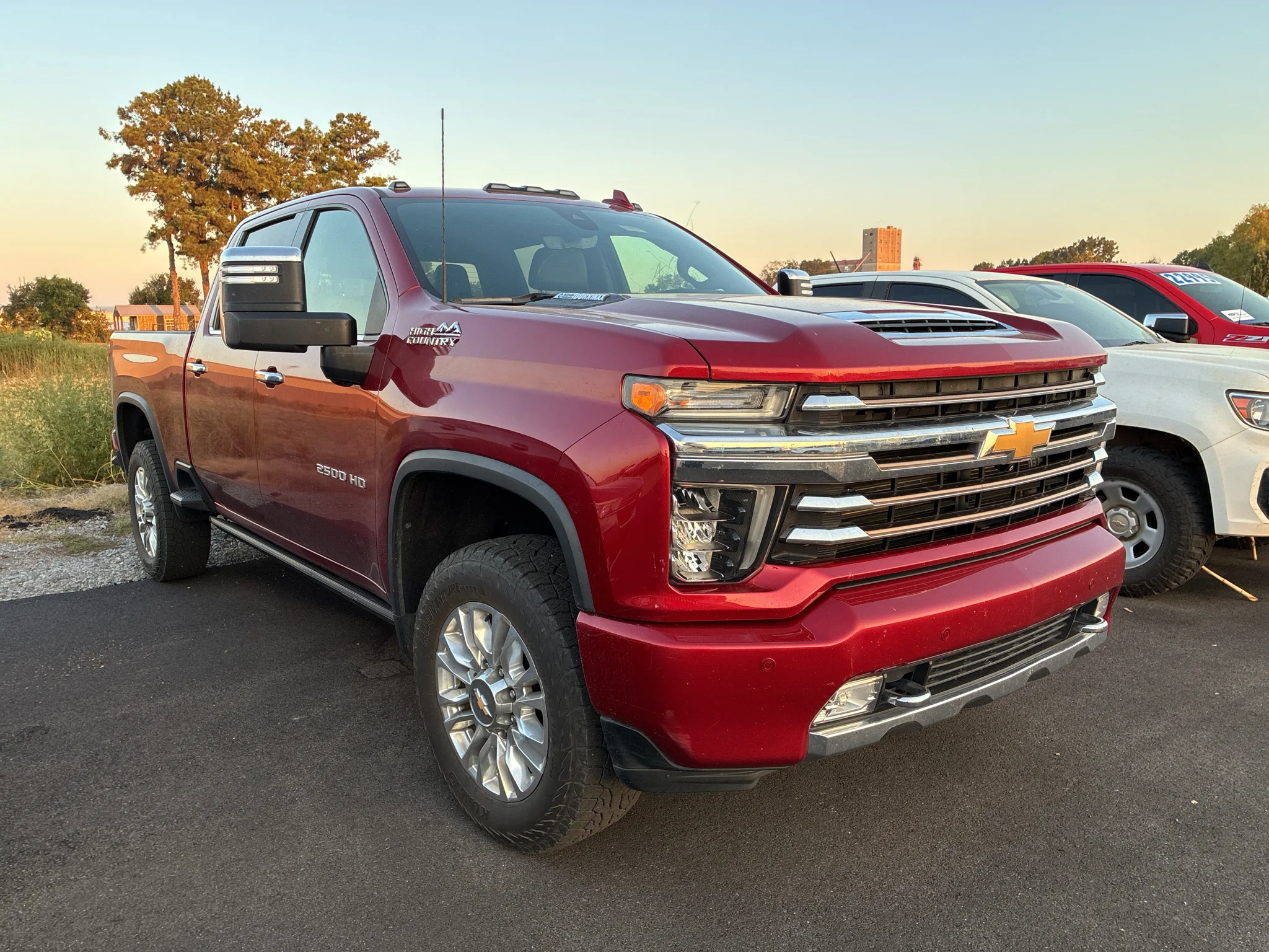Used 2021 Cherry Red Tintcoat Chevrolet High Country image 2