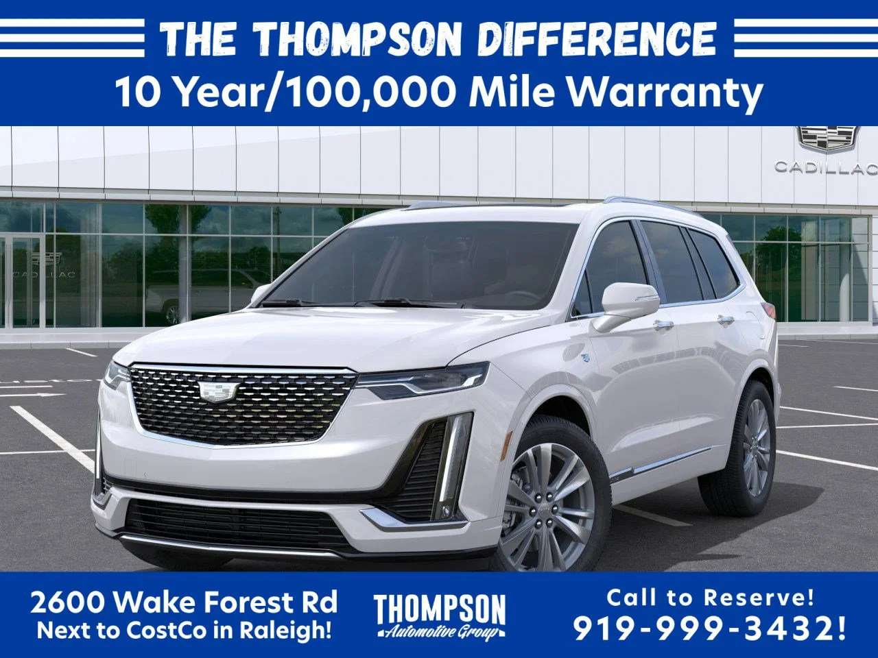 Used 2025 Crystal White Tricoat Cadillac Premium Luxury image 6
