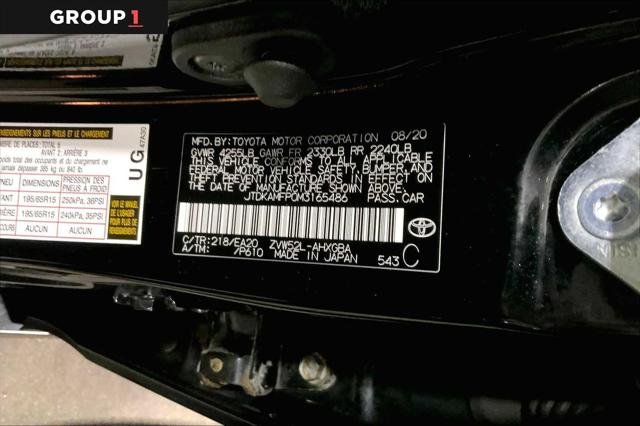Certified Used 2021 MIDNIGHT BLACK METALLIC Toyota  image 37