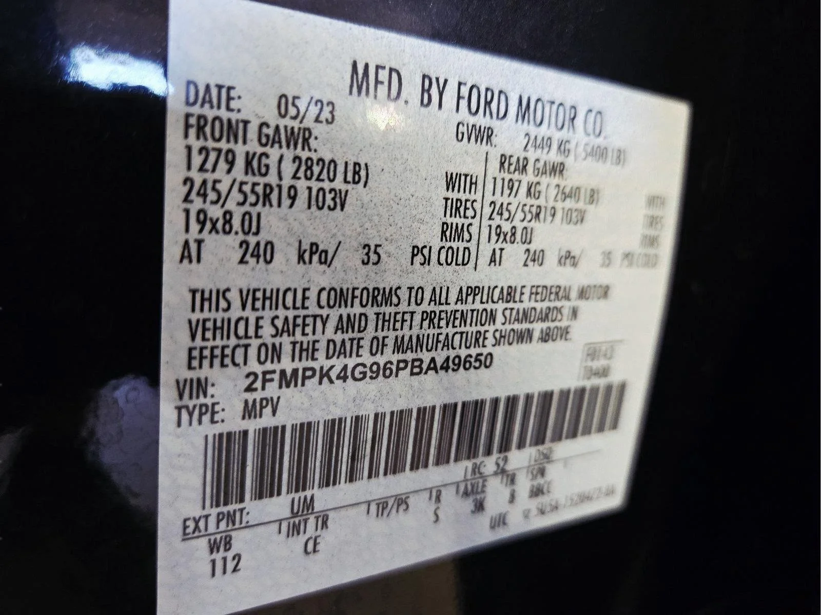 Used 2023 Agate Black Ford SE image 58
