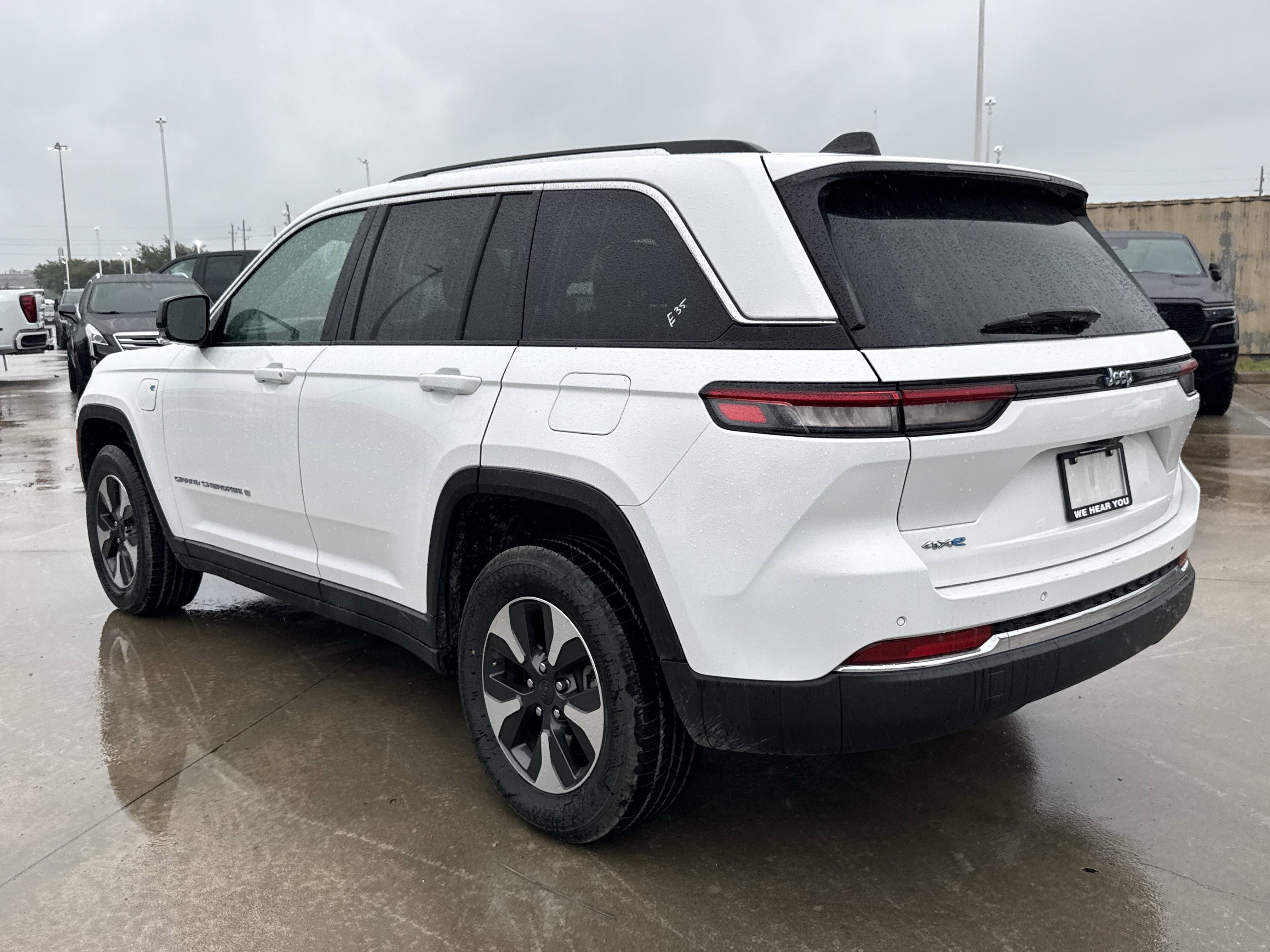 Used 2024 Bright White Clearcoat Jeep 4xe image 6