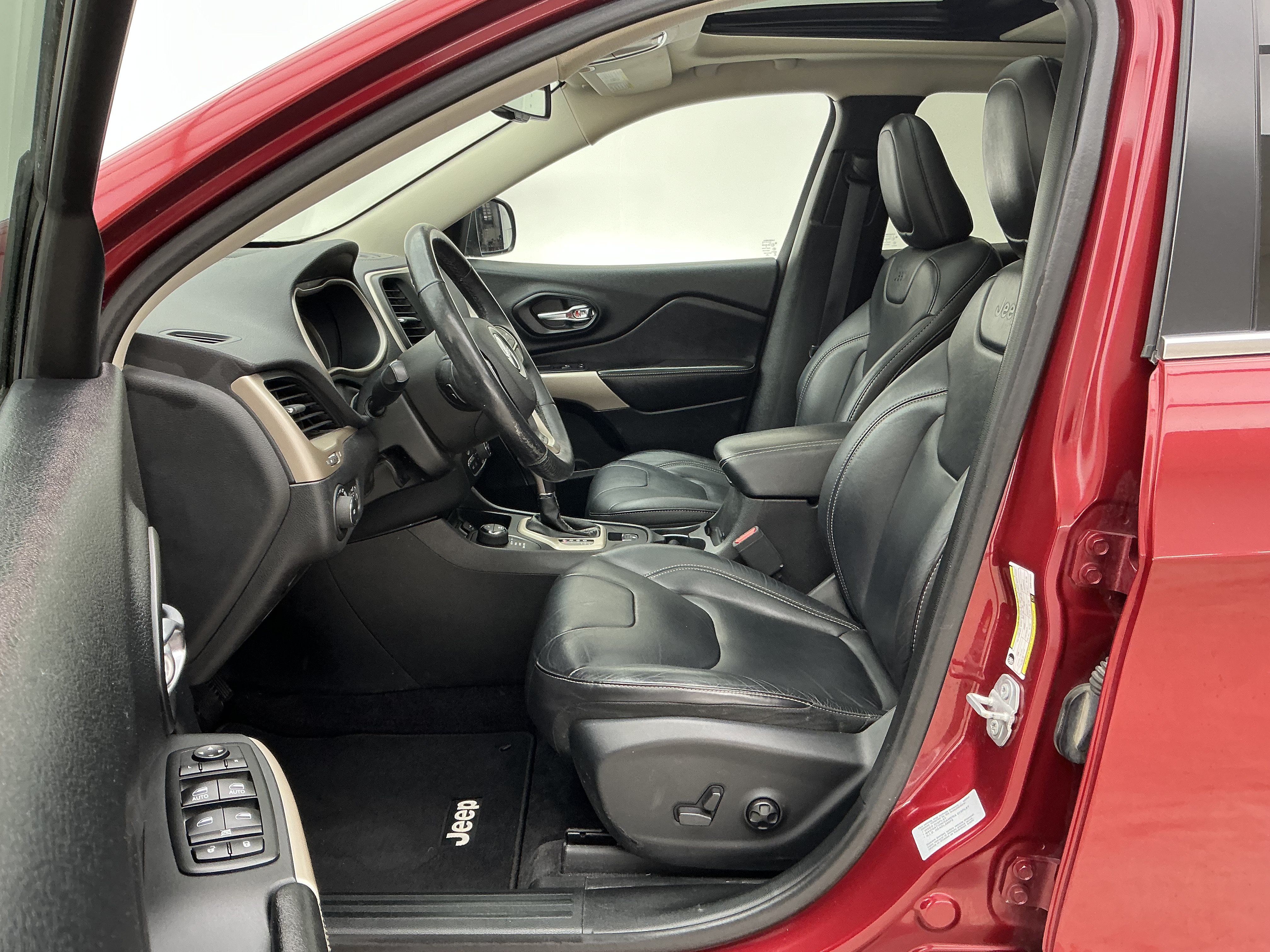 Used 2017 Deep Cherry Red Crystal Pearlcoat Jeep Limited image 17