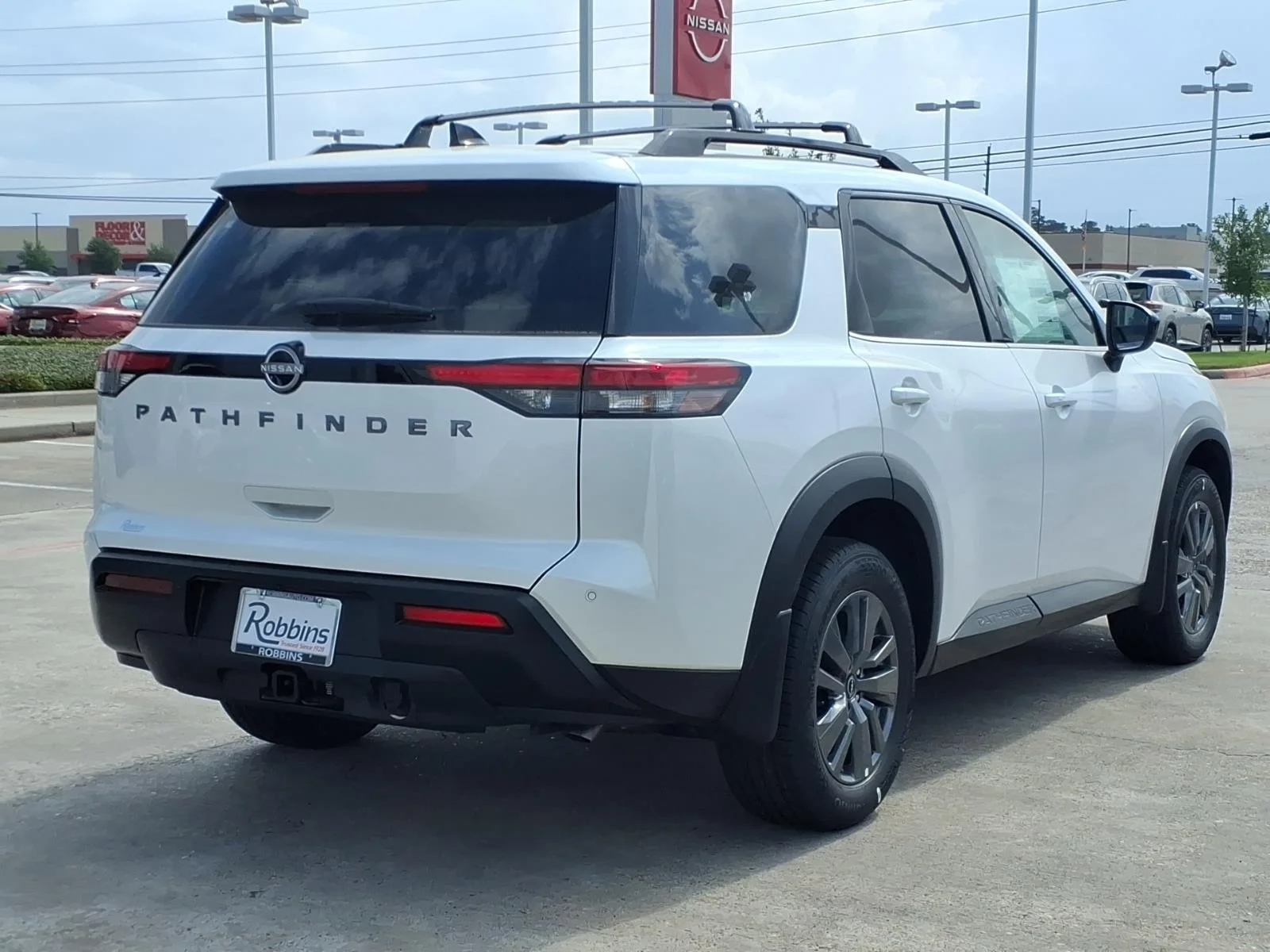 2026 Nissan Pathfinder SV White at Robbins Nissan