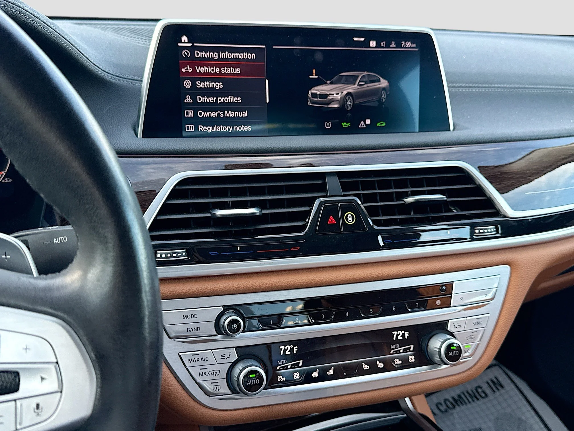 Used 2021 Bernina Grey Amber Effect BMW 750i xDrive image 28
