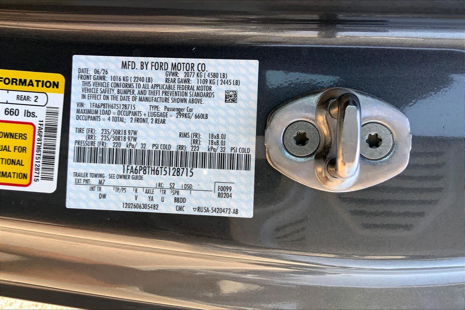 New 2026 Carbonized Gray Metallic Ford EcoBoost® Fastback image 21