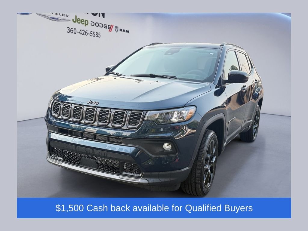 New 2026 Fathom Blue Pearl-Coat Exterior Paint Jeep Latitude image 1