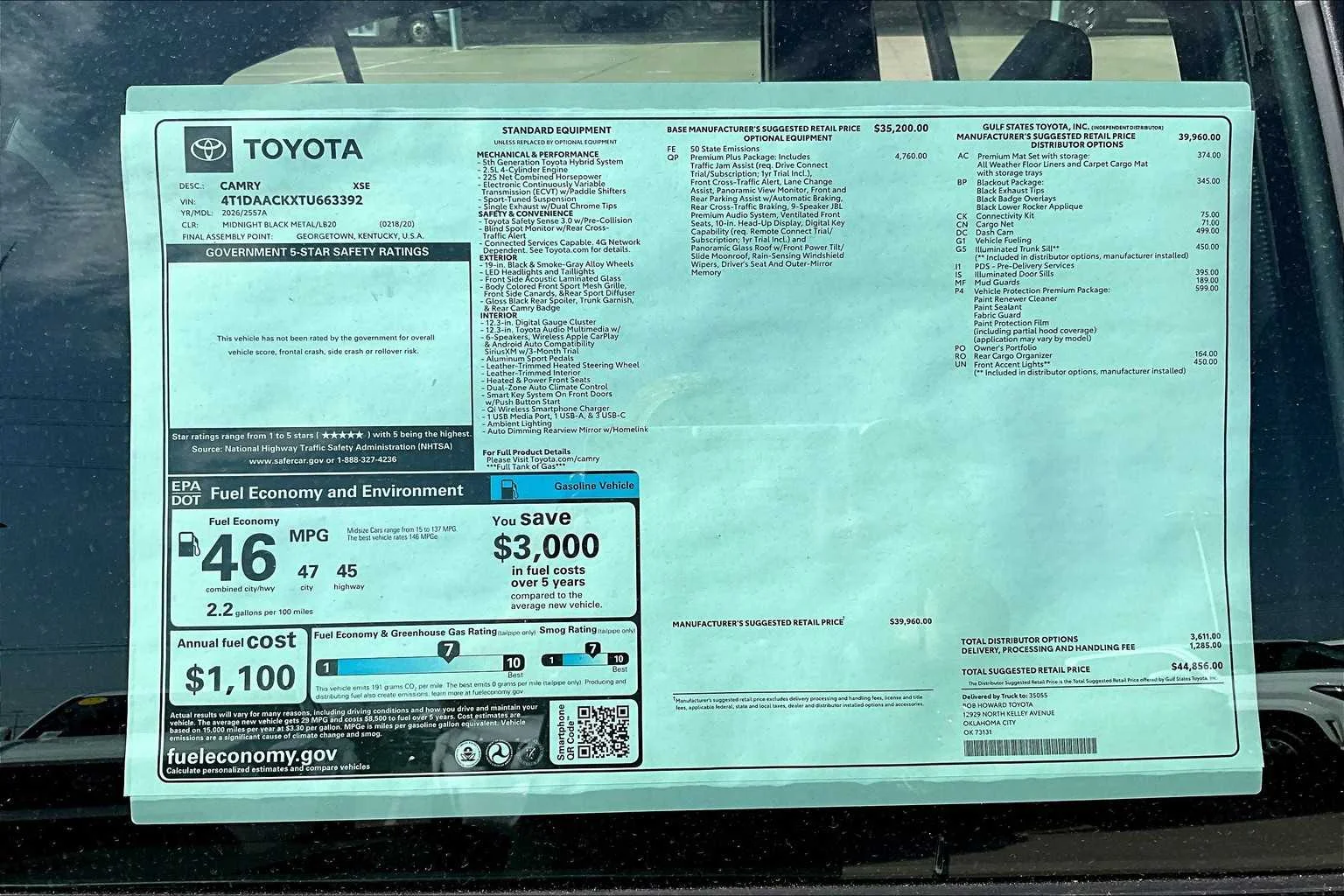 2026 Toyota Camry XSE - Photo 20