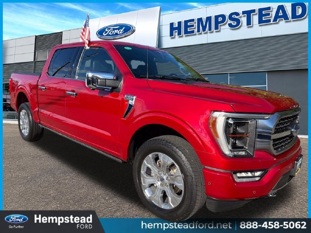 Used 2023 Red Ford Platinum image 3