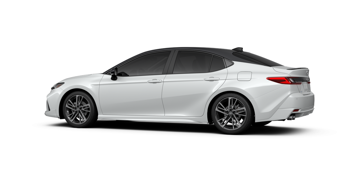 New 2026 Wind Chill Pearl with Midnight Black Metallic roof Toyota XSE image 6