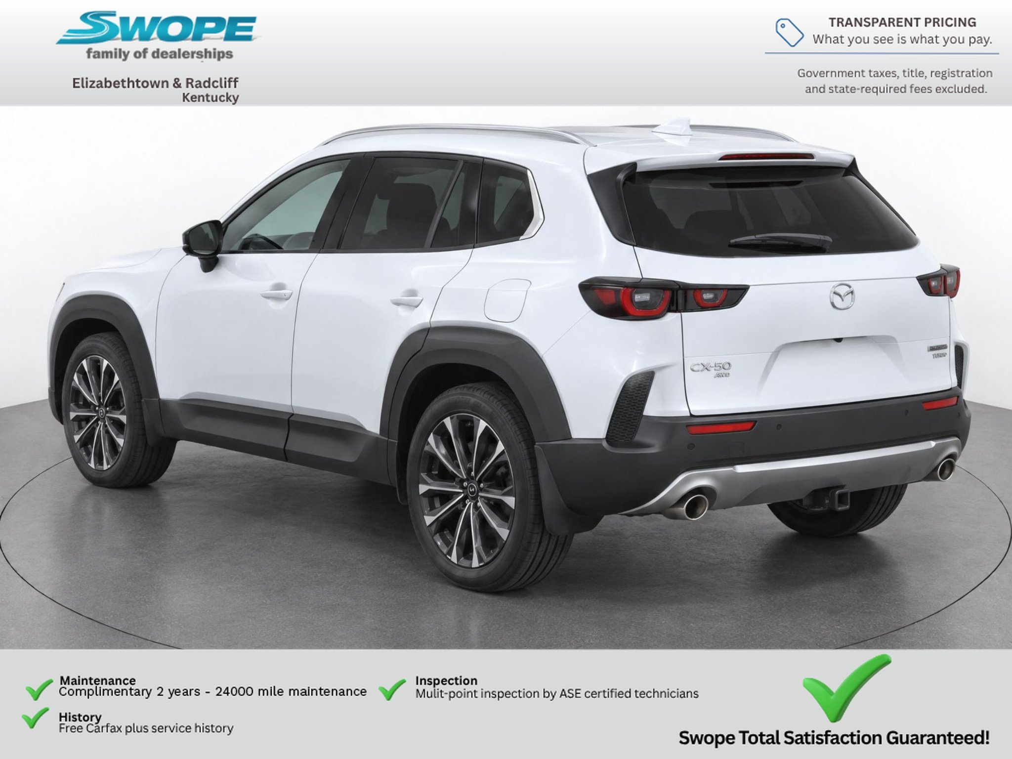 Used 2024 Wind Chill Pearl Mazda 2.5 Turbo Premium Plus Package image 7