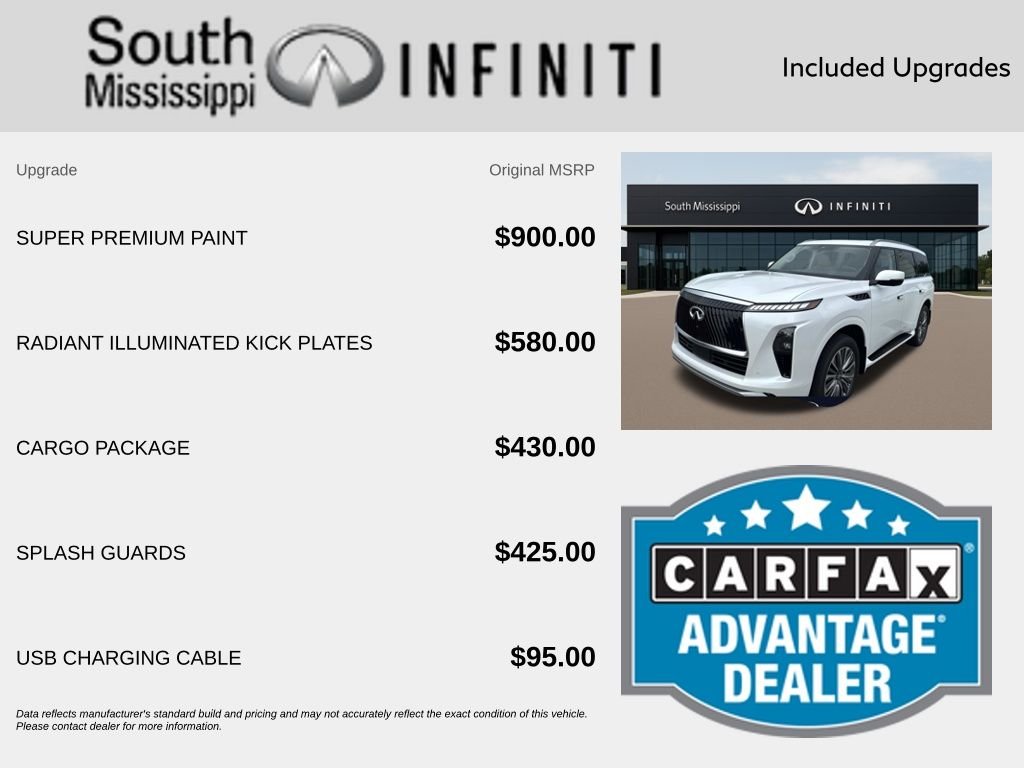 New 2027 RADIANT WHITE INFINITI Luxe 2WD image 5