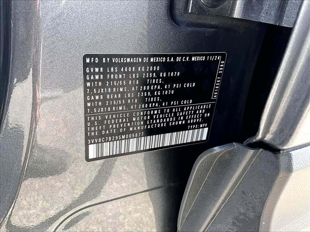 Used 2025 Gray Volkswagen 1.5T S image 36