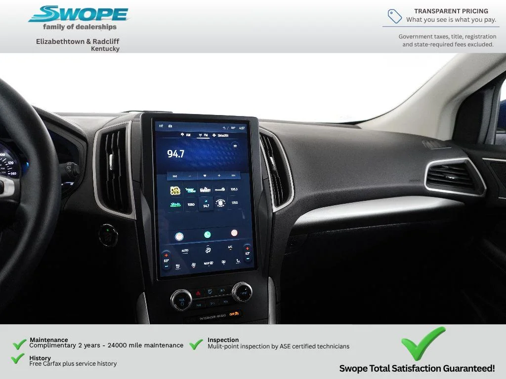 Certified Used 2023 Atlas Blue Ford SEL image 25
