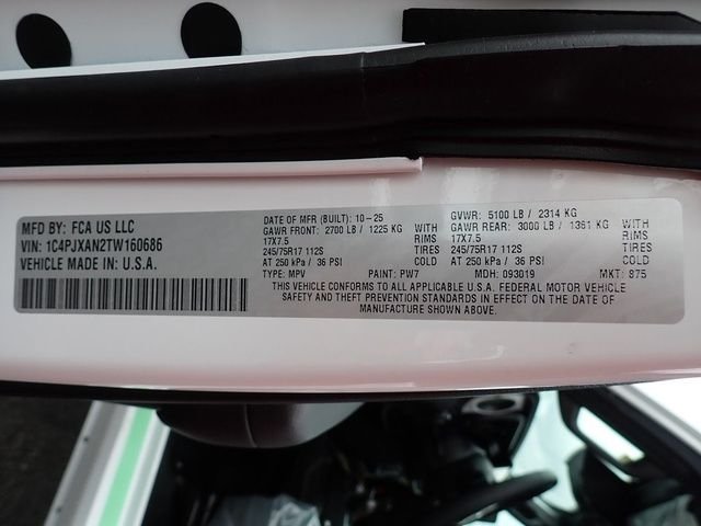 New 2026 Bright White Clear-Coat Exterior Paint Jeep Sport S image 16