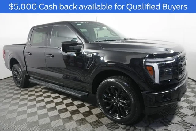 New 2026 Agate Black Metallic Ford Lariat® image 2