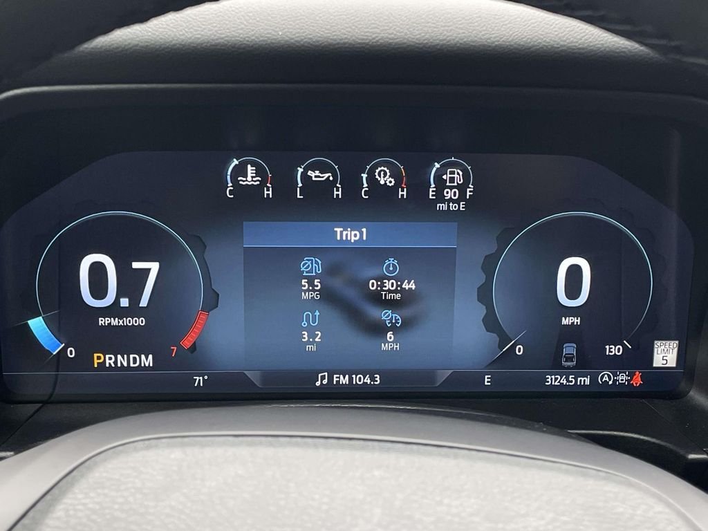 Used 2025 Azure Gray Metallic Tri-Coat Ford LARIAT image 16