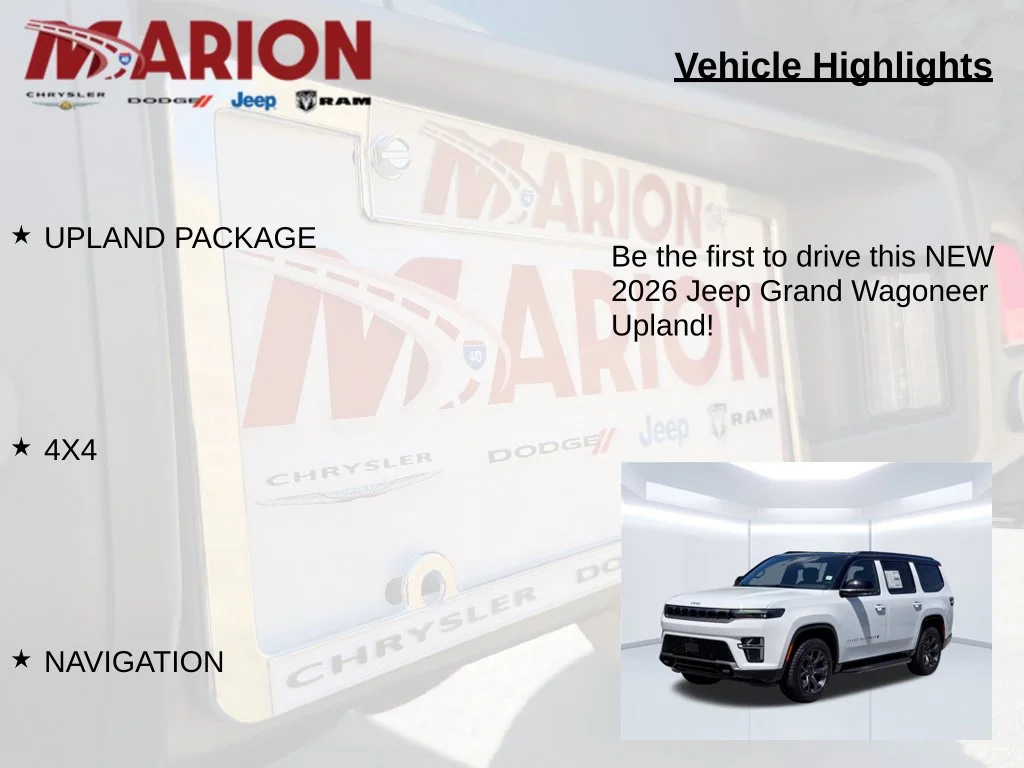 New 2026 White Jeep Upland image 5