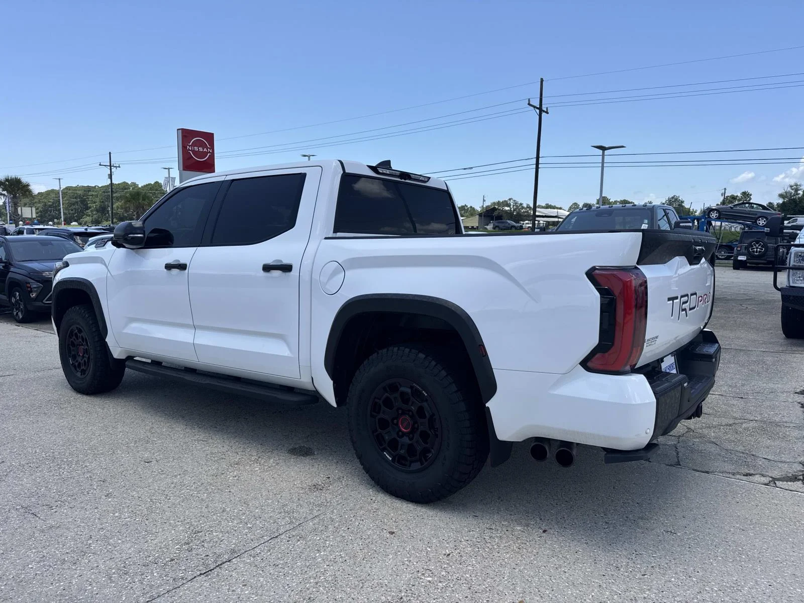 Used 2025 White Toyota TRD Pro Hybrid CrewMax 5.5