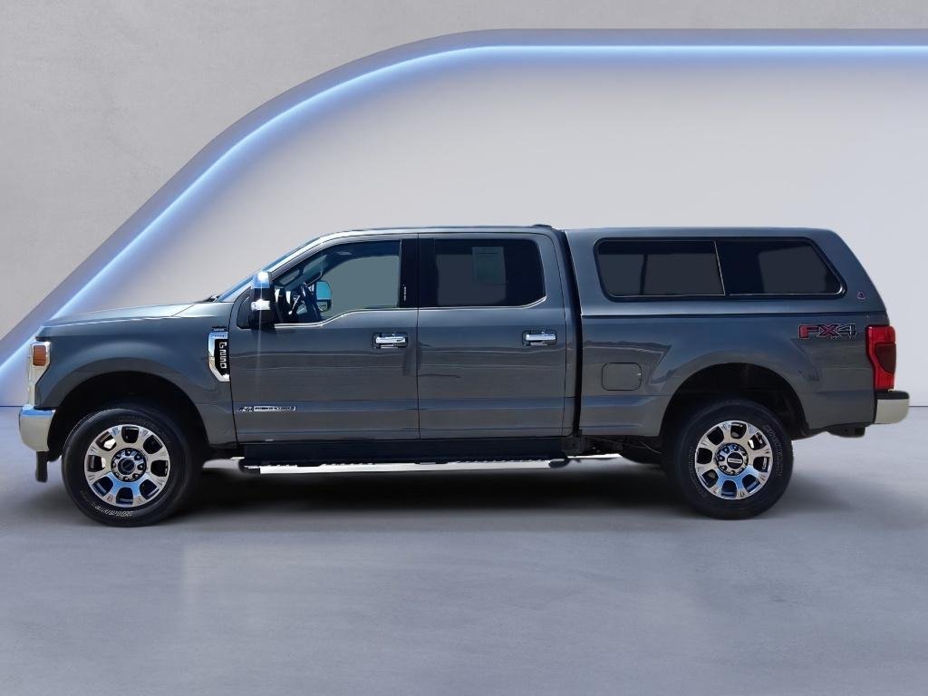 Used 2022 Carbonized Gray Metallic Ford LARIAT image 2
