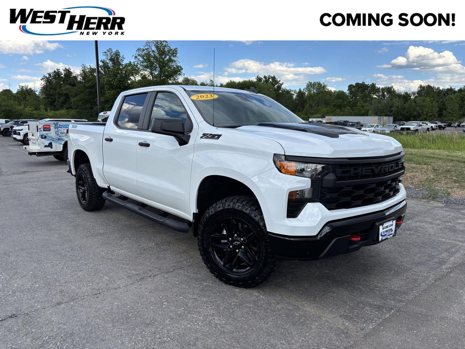 Used 2023 Summit White Chevrolet Custom Trail Boss image 1