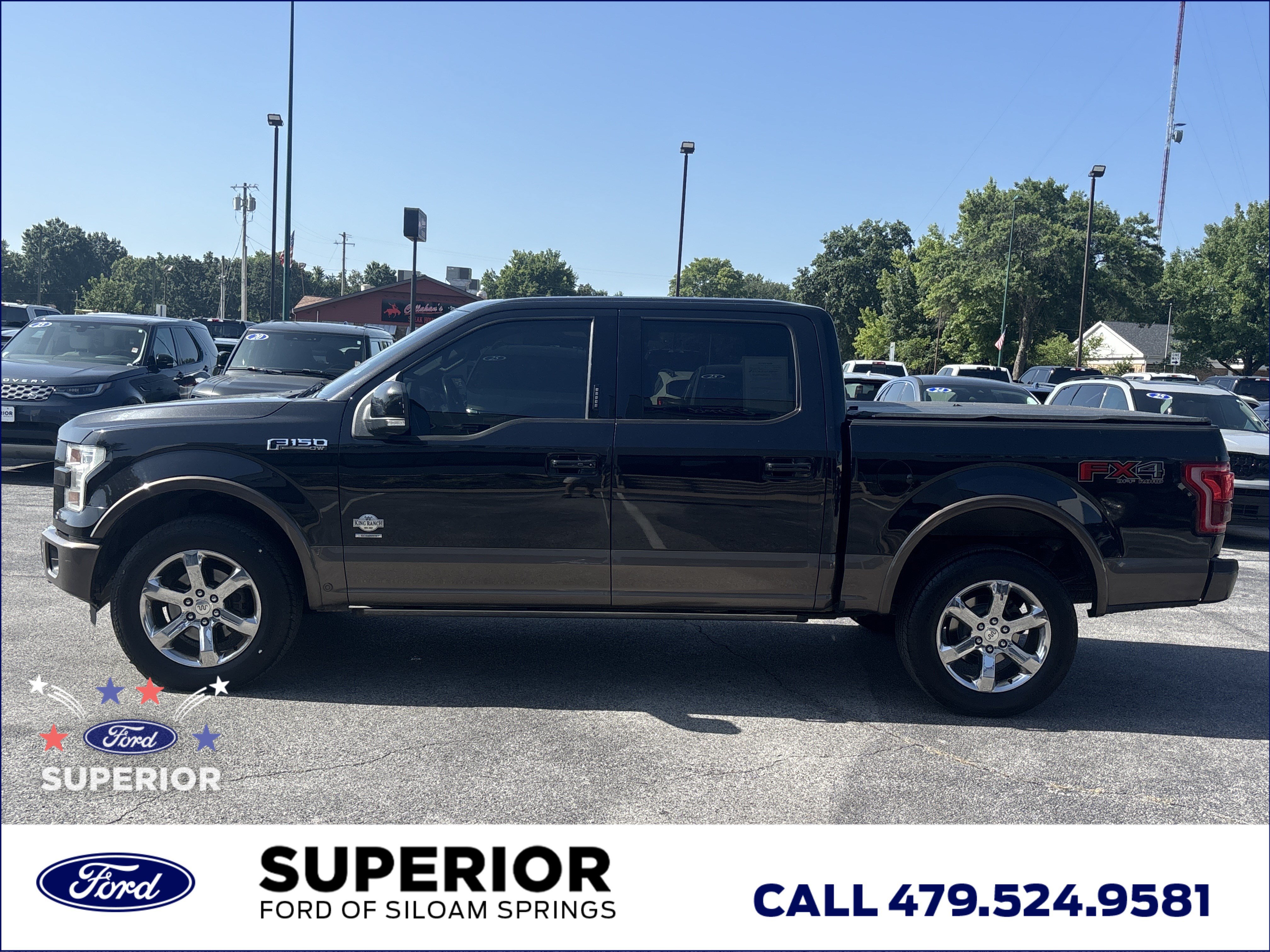 Used 2015 Tuxedo Black Metallic Ford King Ranch 4WD image 10