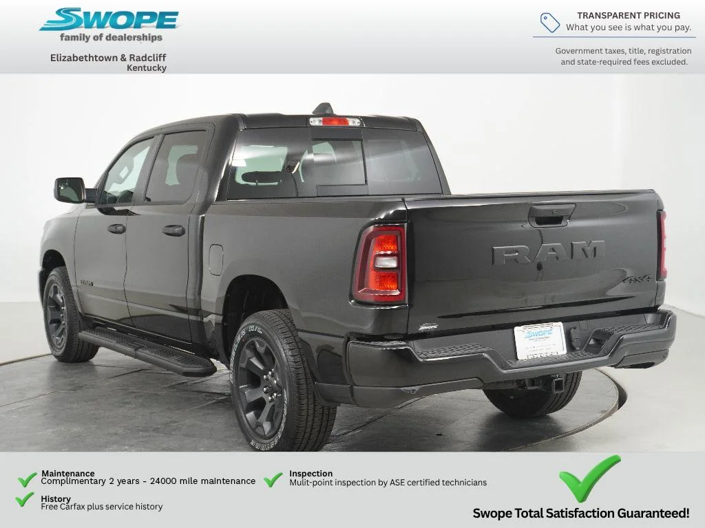 New 2026 Diamond Black Crystal Pearl-Coat Exterior Paint RAM Express image 5