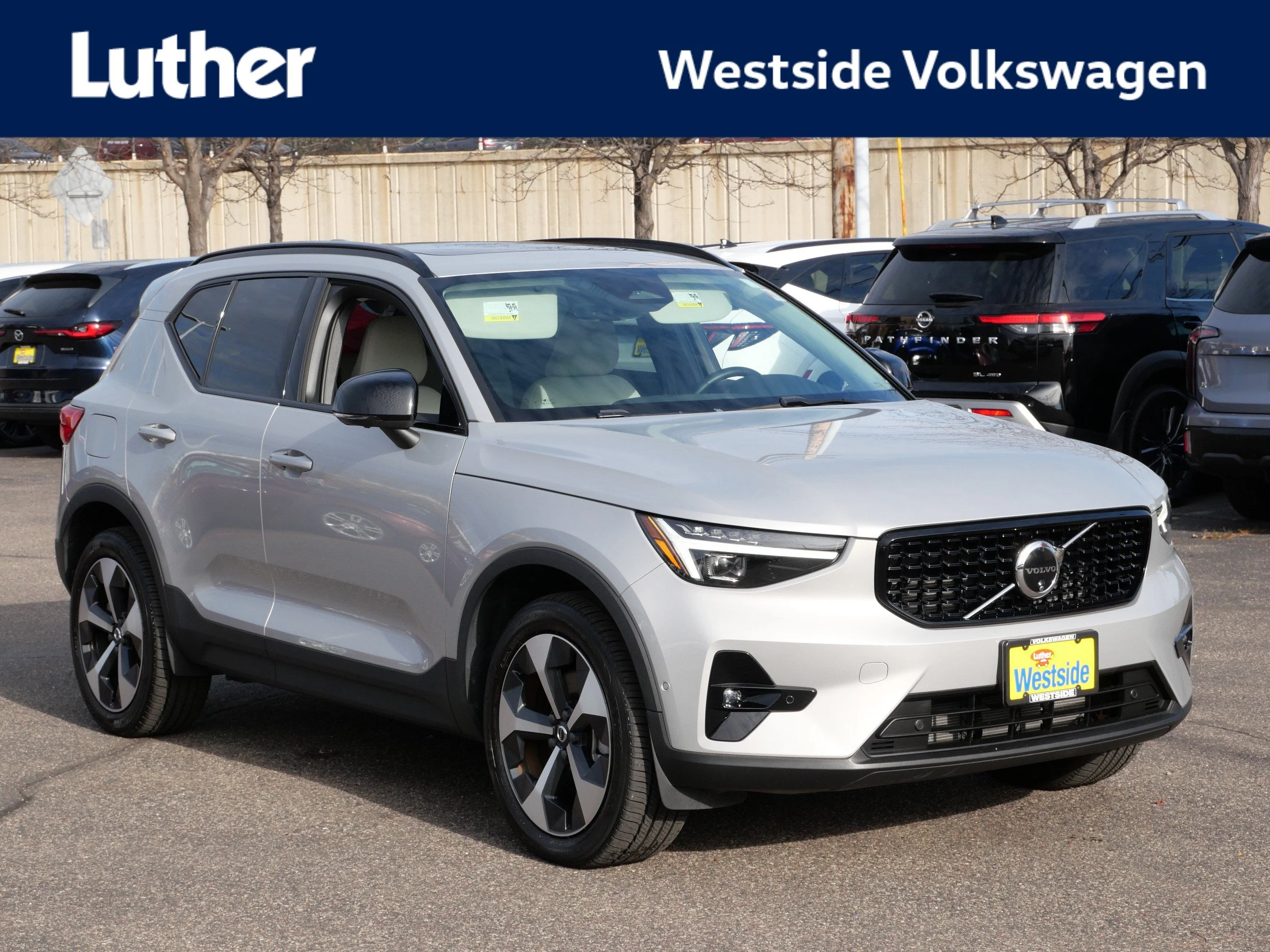 Used 2024 Silver Dawn Metallic Volvo Plus Dark Theme image 1