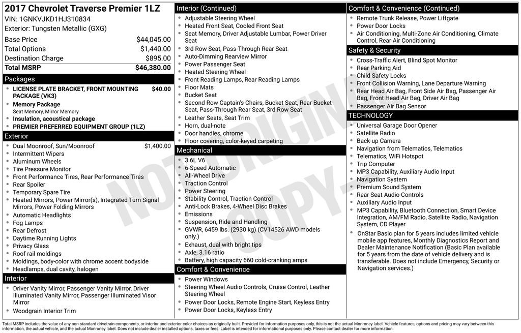 Used 2017 Gray Chevrolet Premier image 8