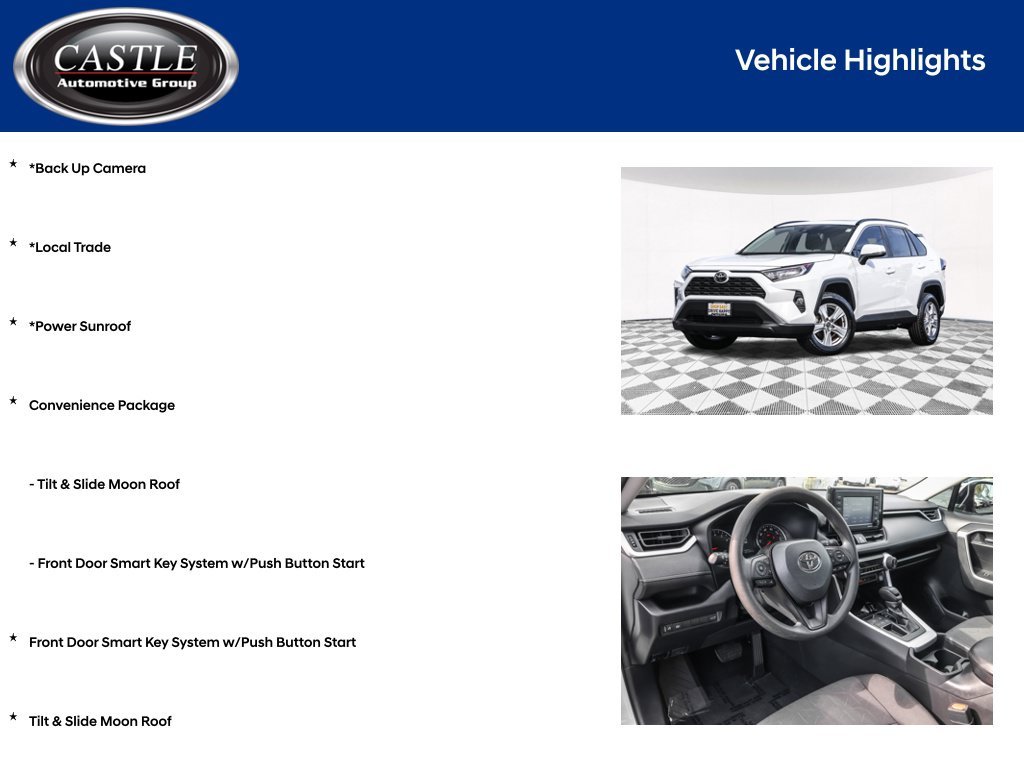 Used 2020 White Toyota XLE image 4
