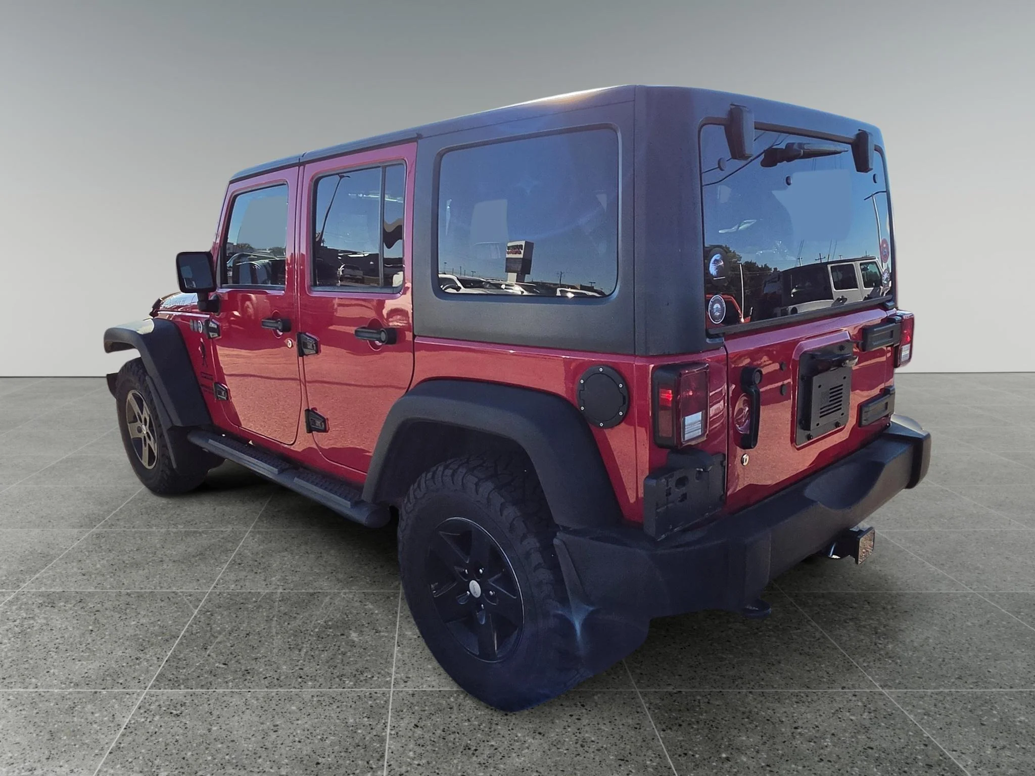 Used 2014 Flame Red Clearcoat Jeep Sport image 4