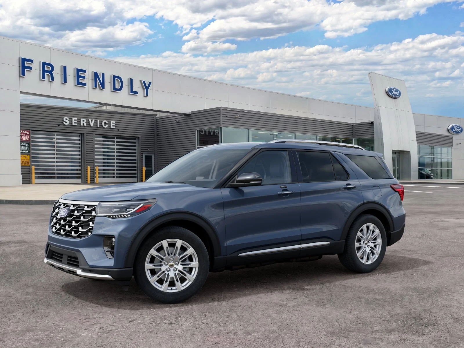New 2027 Vapor Blue Metallic Ford Platinum™ image 1