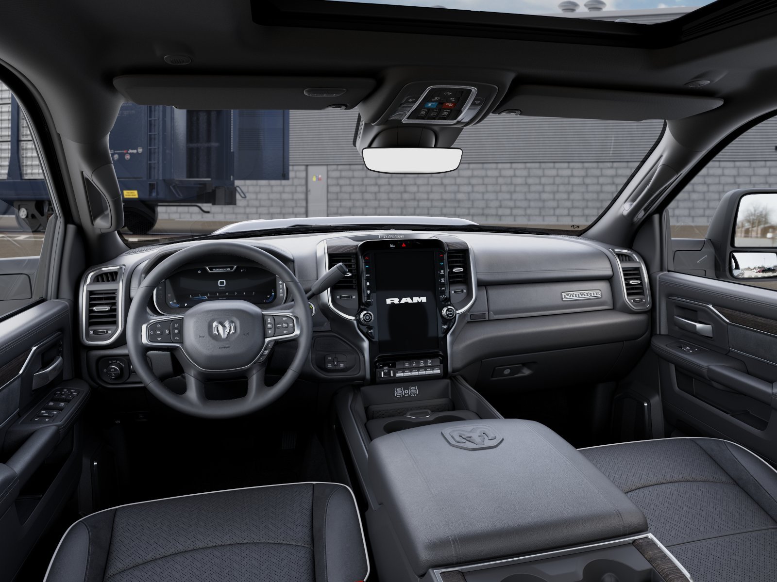 New 2027 Ceramic Gray Clear-Coat Exterior Paint RAM Laramie image 14