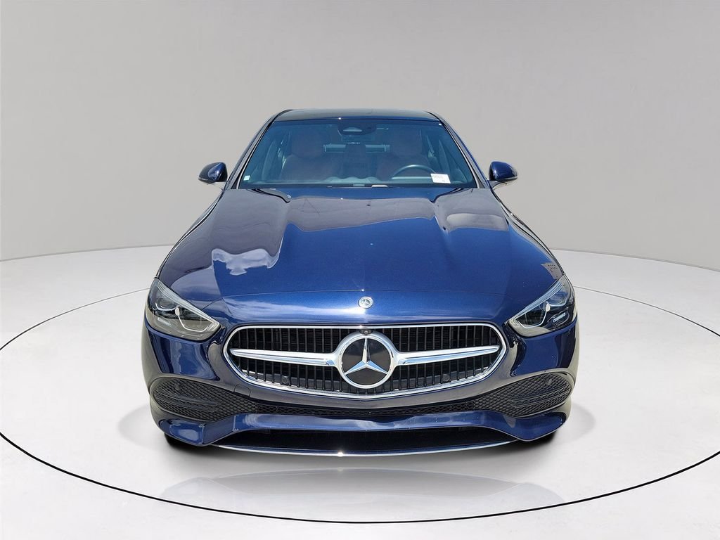 Certified Used 2022 Blue Mercedes-Benz C 300 image 2